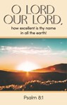 General Worship Bulletin: O Lord Our Lord (Package of 100): Psalm 8:1 (Kjv) - Broadman Church Supplies Staff - 9781087755052