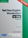 Test Your English Vocabulary in Use Advanced with Answers - Michael (University of Nottingham) McCarthy ; Felicity O'Dell - 9781107670327