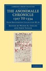 The Anonimalle Chronicle 1307 to 1334 - Wendy R. Childs ; John Taylor - 9781108061926