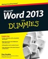 Word 2013 For Dummies - Dan (Coeur d'Alene Gookin - 9781118491232