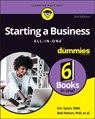 Starting a Business All-in-One For Dummies - Eric Tyson ; Bob Nelson - 9781119868569