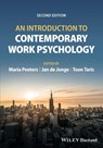 An Introduction to Contemporary Work Psychology - Maria C.W. Peeters ; Jan de Jonge ; Toon Taris - 9781119887362