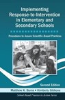 Implementing Response-to-Intervention in Elementary and Secondary Schools - Matthew K. Burns ; Kimberly Gibbons - 9781138128576