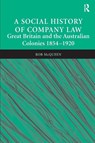 A Social History of Company Law - Rob McQueen - 9781138249615