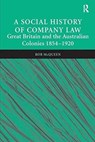 A Social History of Company Law - Rob McQueen - 9781138249615