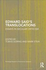 Edward Said's Translocations - Tobias Doring ; Mark U Stein - 9781138851627