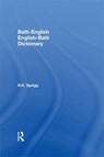 Balti-English English-Balti Dictionary - R. K. Sprigg - 9781138964334