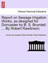 Report on Sewage Irrigation Works, as Designed for Doncaster by B. S. Brundell ... by Robert Rawlinson. - Anonymous ; Benjamin Shaw Brundell ; Robert Rawlinson - 9781241345747