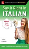 Say It Right in Italian, Third Edition - EPLS - 9781260116281
