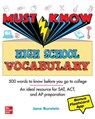 Must Know High School Vocabulary - Jane R. Burstein - 9781264275069