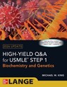High Yield Q&A for USMLE Step 1: Biochemistry and Genetics 2026 Update - Michael King - 9781265550844