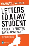 Letters to a Law Student - Nicholas McBride - 9781292375304