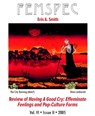 Review of Having a Good Cry: Effeminate Feelings and Pop-Culture Forms, Femspec Issue 6.2 - Erin A. Smith - 9781311241153