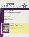 Updated Strive for a 5: Preparing for the AP® Psychology Exam - David A Myers ; C Nathan DeWall - 9781319363758