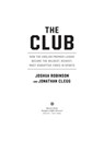 The Club - Joshua Robinson ; Jonathan Clegg - 9781328506474