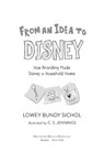 From an Idea to Disney - Lowey Bundy Sichol - 9781328530622