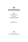 AI Superpowers - Kai-Fu Lee - 9781328545862