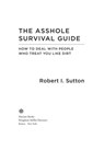 The Asshole Survival Guide - Robert I. Sutton - 9781328695925