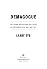 Demagogue - Larry Tye - 9781328960023