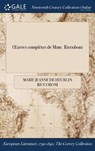Oeuvres Completes de Mme. Riccoboni - RICCOBONI,  Marie Jeanne De Heurles - 9781375170550