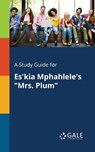 A Study Guide for Es'kia Mphahlele's "Mrs. Plum" - Cengage Learning Gale - 9781375384728