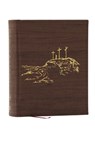 NKJV, Journal the Word Bible, Large Print: Reflect, Journal or Create Art Next to Your Favorite Verses (Brown Leathersoft over Board, Red Letter) - Thomas Nelson - 9781400352340