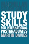 Study Skills for International Postgraduates - Martin (University of Melbourne Davies - 9781403995803