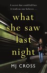 What She Saw Last Night - Mason Cross - 9781409172482