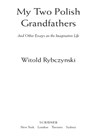 My Two Polish Grandfathers - Witold Rybczynski - 9781416561286