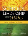 School Leadership That Works - Robert J. Marzano ; Timothy Waters - 9781416602279