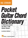 PCKT GUITAR CHORD DICT - Hal Leonard Corp - 9781423485018