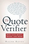 The Quote Verifier - Ralph Keyes - 9781429906173
