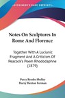 Notes On Sculptures In Rome And Florence - Percy Bysshe Shelley - 9781437028362