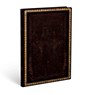 Paperblanks | Black Moroccan | Old Leather Collection | Softcover Flexi | Midi | Lined | 176 Pg | 100 GSM -  - 9781439744437