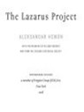 The Lazarus Project - Aleksandar Hemon - 9781440637490