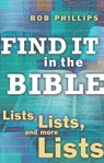 Find It in the Bible - Bob Phillips - 9781451605297