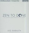 Zen to Done -  - 9781455831883