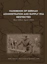 HANDBOOK OF GERMAN ADMINISTRATION AND SUPPLY 1944 - War Office - 9781474539135