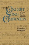 The Concert Song Companion - Charles Osborne - 9781475700510