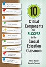 10 Critical Components for Success in the Special Education Classroom - Rohrer - 9781483339160