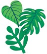 One World Tropical Leaves Cutouts - Carson Dellosa Education - 9781483857190