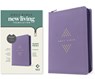 NLT Compact Giant Print Zipper Bible, Filament Enabled (Leatherlike, Diamond Lavender, Red Letter) - Tyndale - 9781496486721