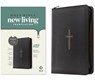 NLT Large Print Thinline Reference Zipper Bible - Tyndale - 9781496489982