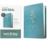 NLT Premium Gift Bible, Filament Enabled, Teal Cross - Tyndale - 9781496490742