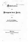 Schulreden Über Fragen Der Zeit - VILMAR,  A. F. C. - 9781517156701