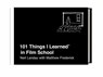 101 Things I Learned in Film School - Neil Landau ; Matthew Frederick - 9781524762001