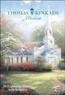 Thomas Kinkade Studios 12-Month 2025 Monthly Pocket Planner Calendar with Scripture -  - 9781524889142
