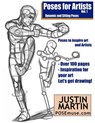 Poses for Artists Volume 1 - Dynamic and Sitting Poses: An essential reference for figure drawing and the human form - Justin R. Martin - 9781530106110