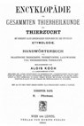 Encyklopädie Der Gesammten Thierheilkunde Und Thierzucht - KOCH,  Alois - 9781530997565
