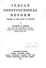 Indian Constitutional Reform Viewed in the Light of History - SMITH,  Vincent Arthur - 9781534945807